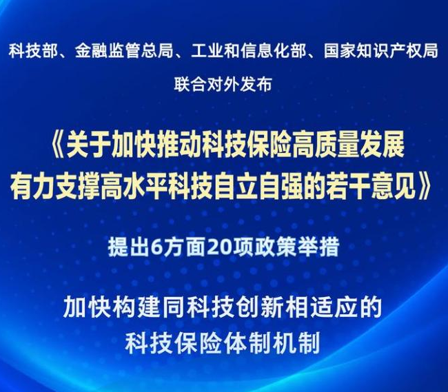 科技保险高质量发展路线图发布